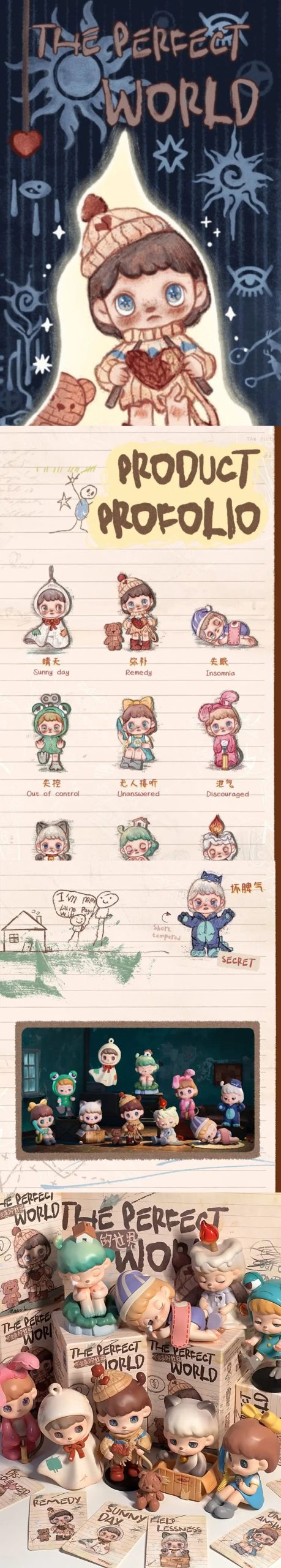 ANMOO V2 The Perfect World Series PVC Figures, Blind Box - Image 2