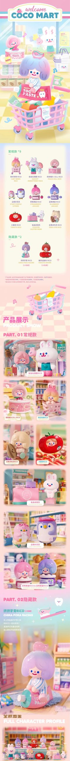 RiCO Welcome CoCo Mart Series Figures, Blind Box - Image 2