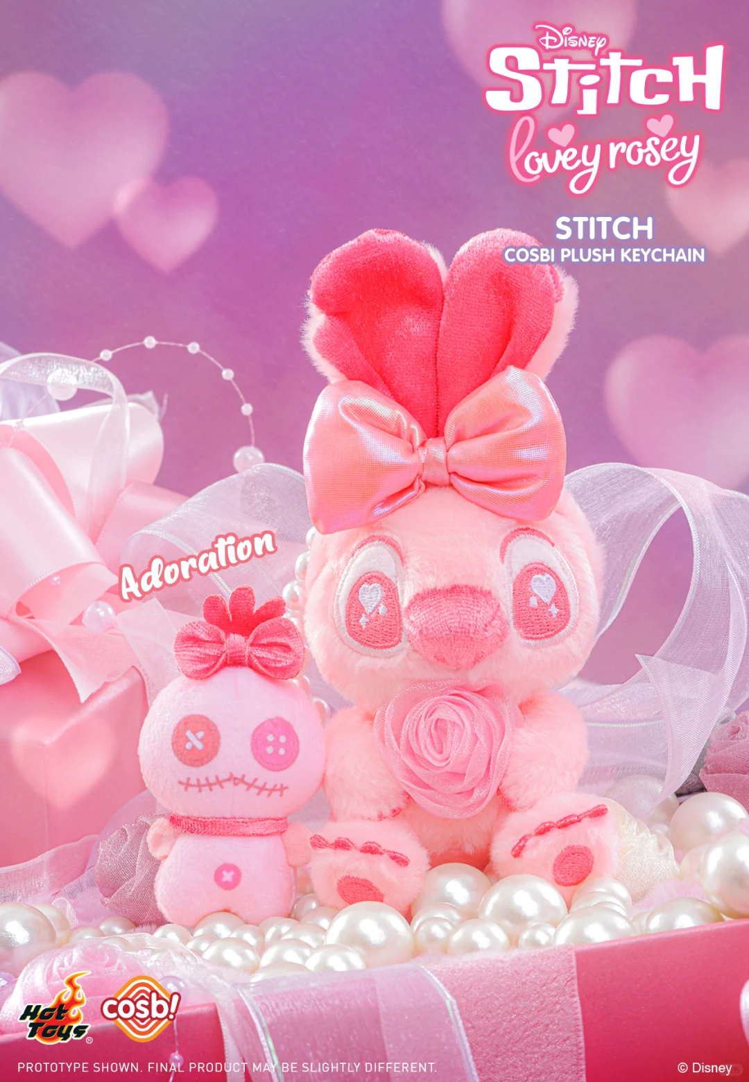 DSN STlTCH Lovey Rosey Series Cosbi Plush Keychain Blind Box - Image 7