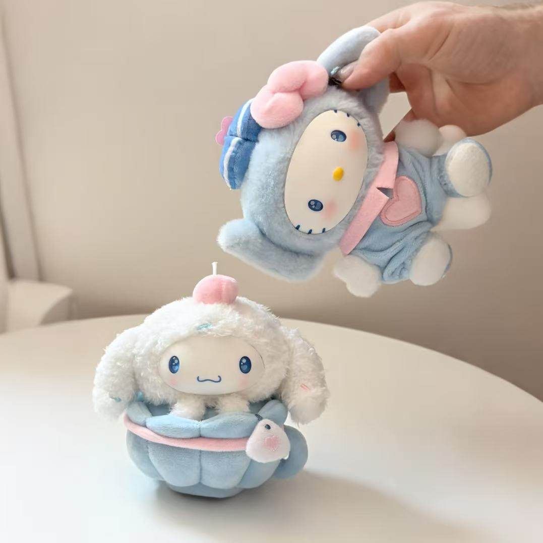 MINISO SANRI0 Characters Blue Flutter Series Plush Relaxing Toy Blind Box - Image 2