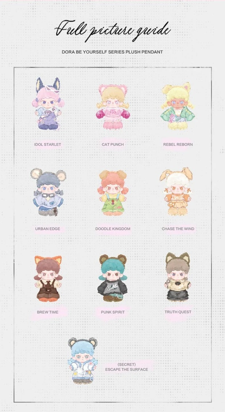 TNTSPACE DORA Be Yourself Series Plush Blind Box - Image 3