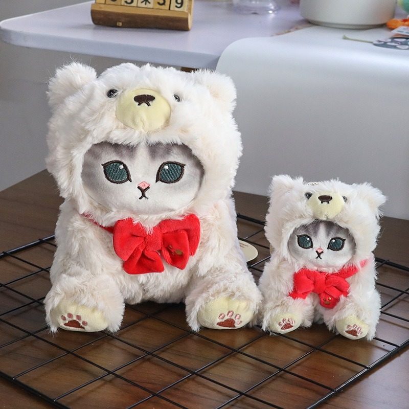 Mofusand Teddy Bear Nyan Series Plush Pendant - Image 5