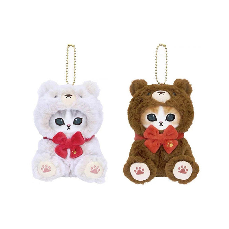 Mofusand Teddy Bear Nyan Series Plush Pendant - Image 2