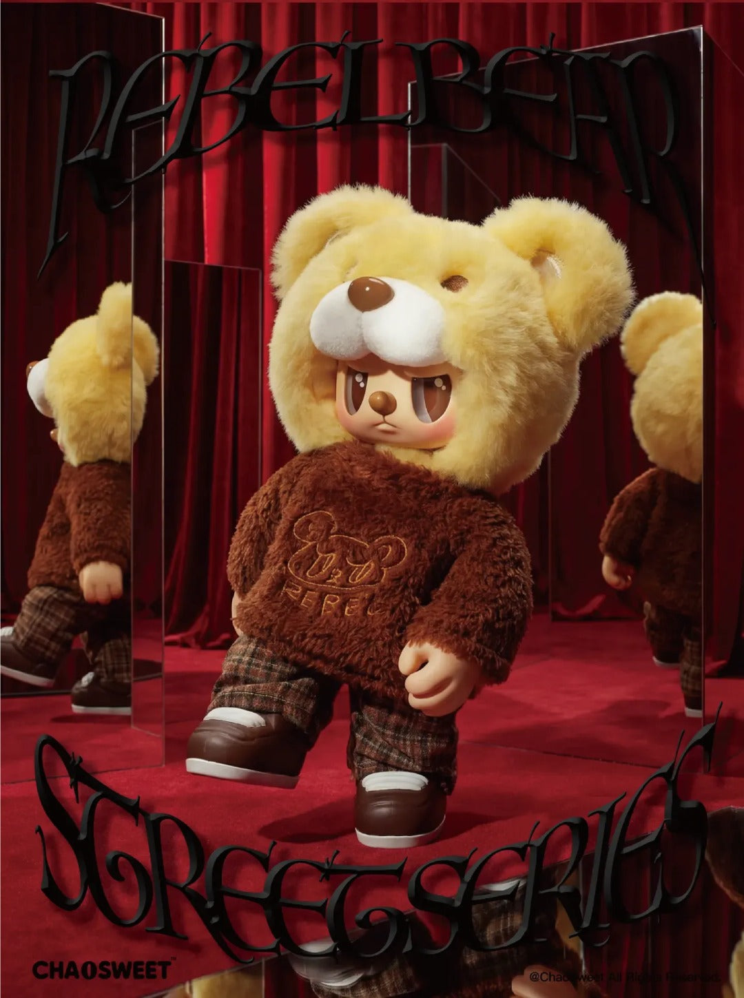 Rebel Bear The Street Series Plush Blind Box - Image 5