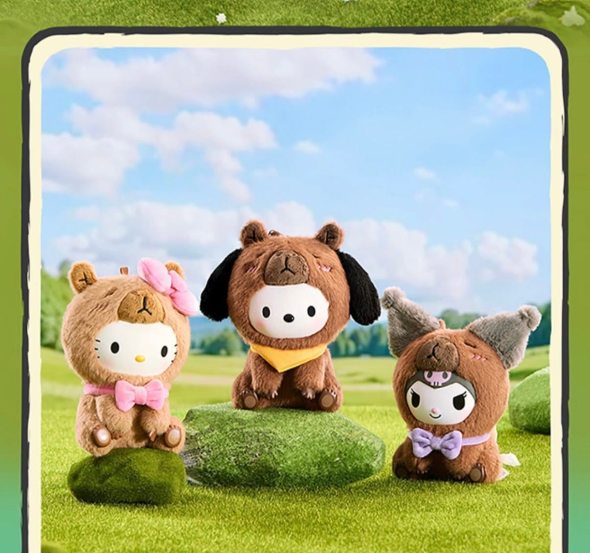 MINISO SANRI0 Capybara Zen Series Vinyl Plush Blind Box - Image 2