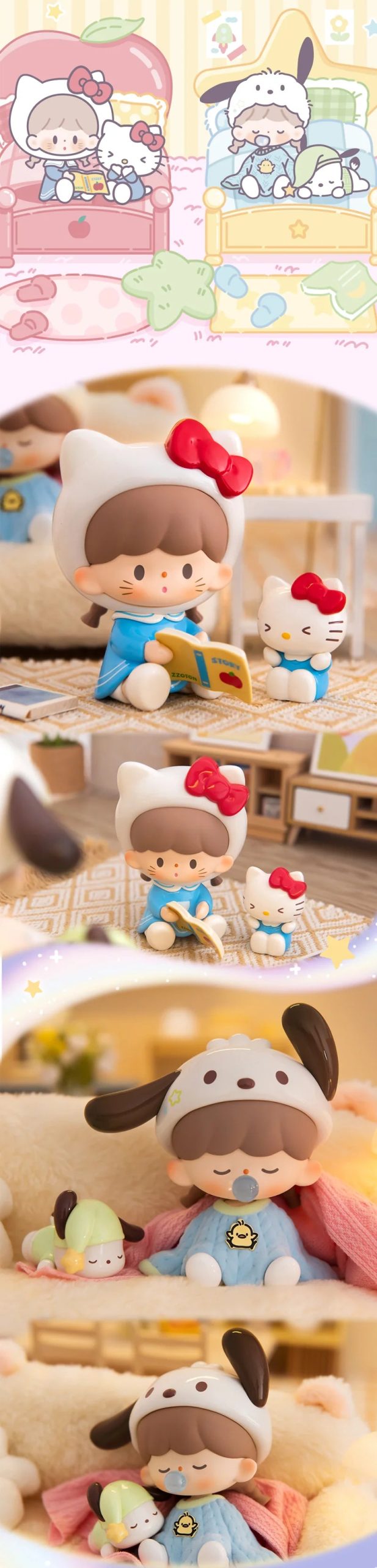 zZoton x Sanrio Preparation Before Bedtime Series Figures, Blind Box - Image 2
