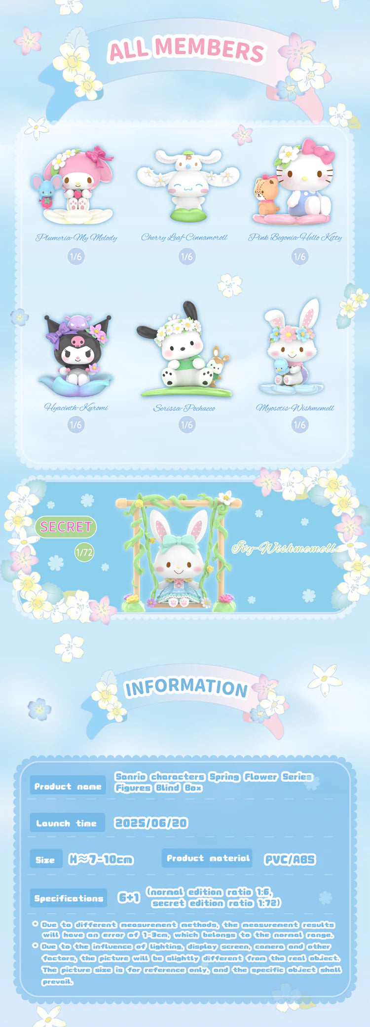 SANRl0 Spring Flower Series Figures, Blind Box - Image 3
