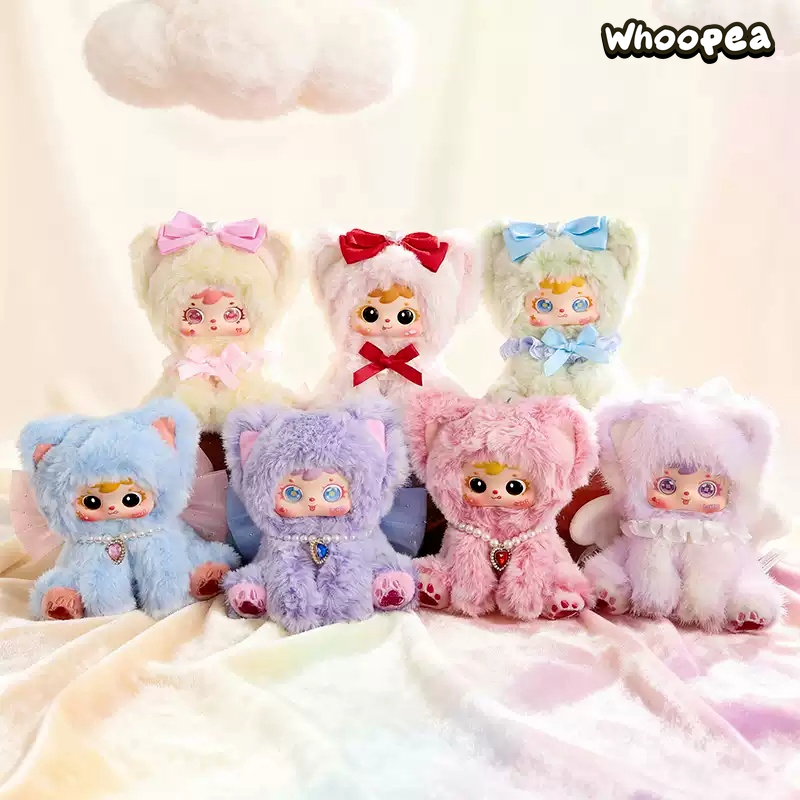 Samuel Velvet Rainbow Meow Series Plush Pendant Blind Box