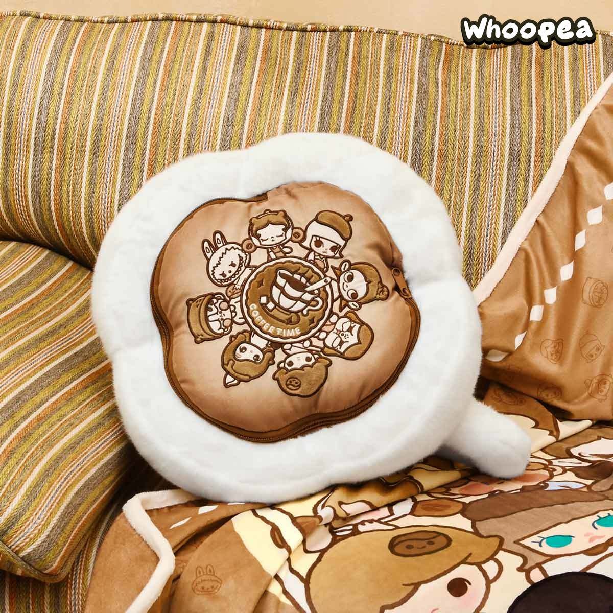 POP BEAN Coffee Factory Series-Blanket & Pillow Set
