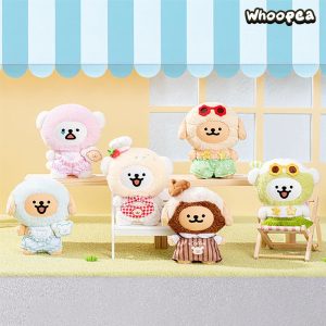 Maltese Colorful Daily Life Series Plush Pendant Dolls, Blind Box