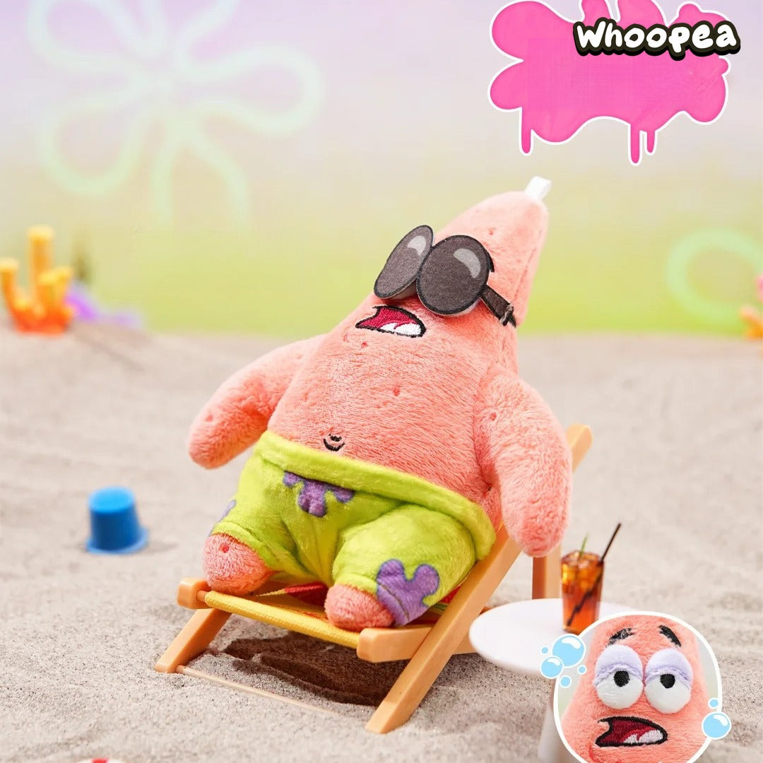 SpongeBob Bikini Bottom Beach Stall Series Action Plush Pendant Blind Box