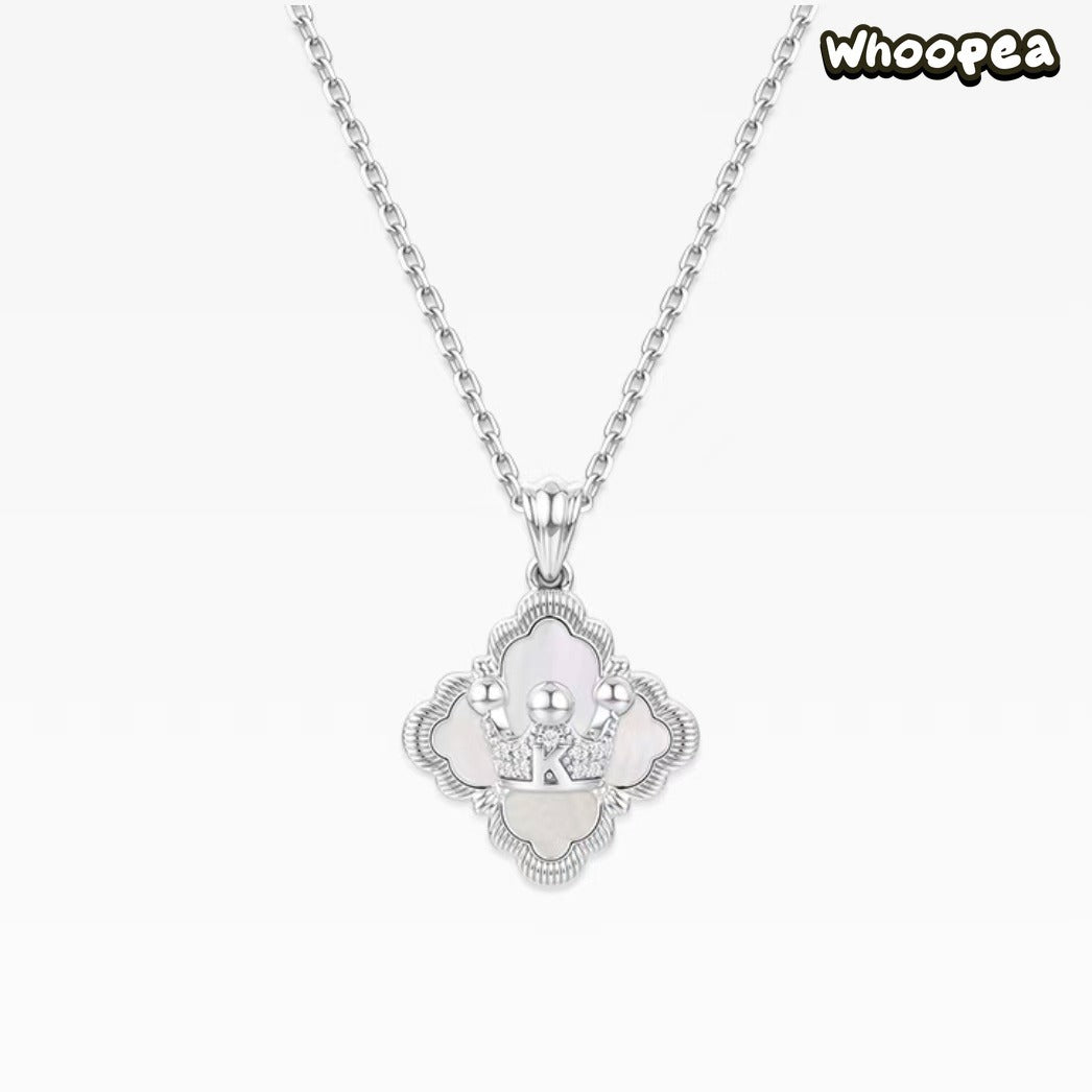 POPOP Jewelry ROYAL MOLLY Lace Series Classic Crown Necklace