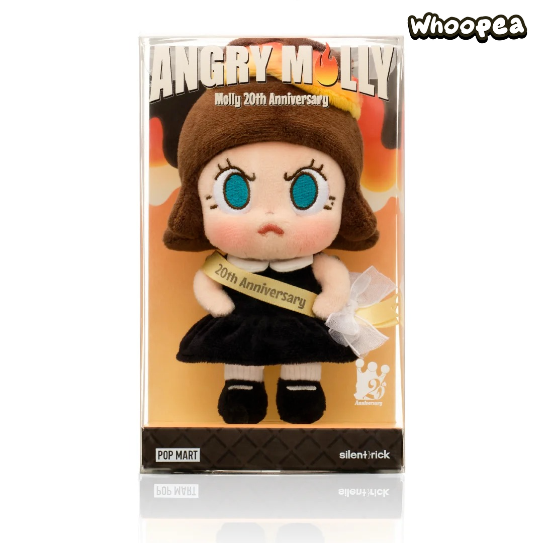 POP MART Angry Molly 20th Anniversary K Party Edition Plush Toy Hanging Card - Image 3