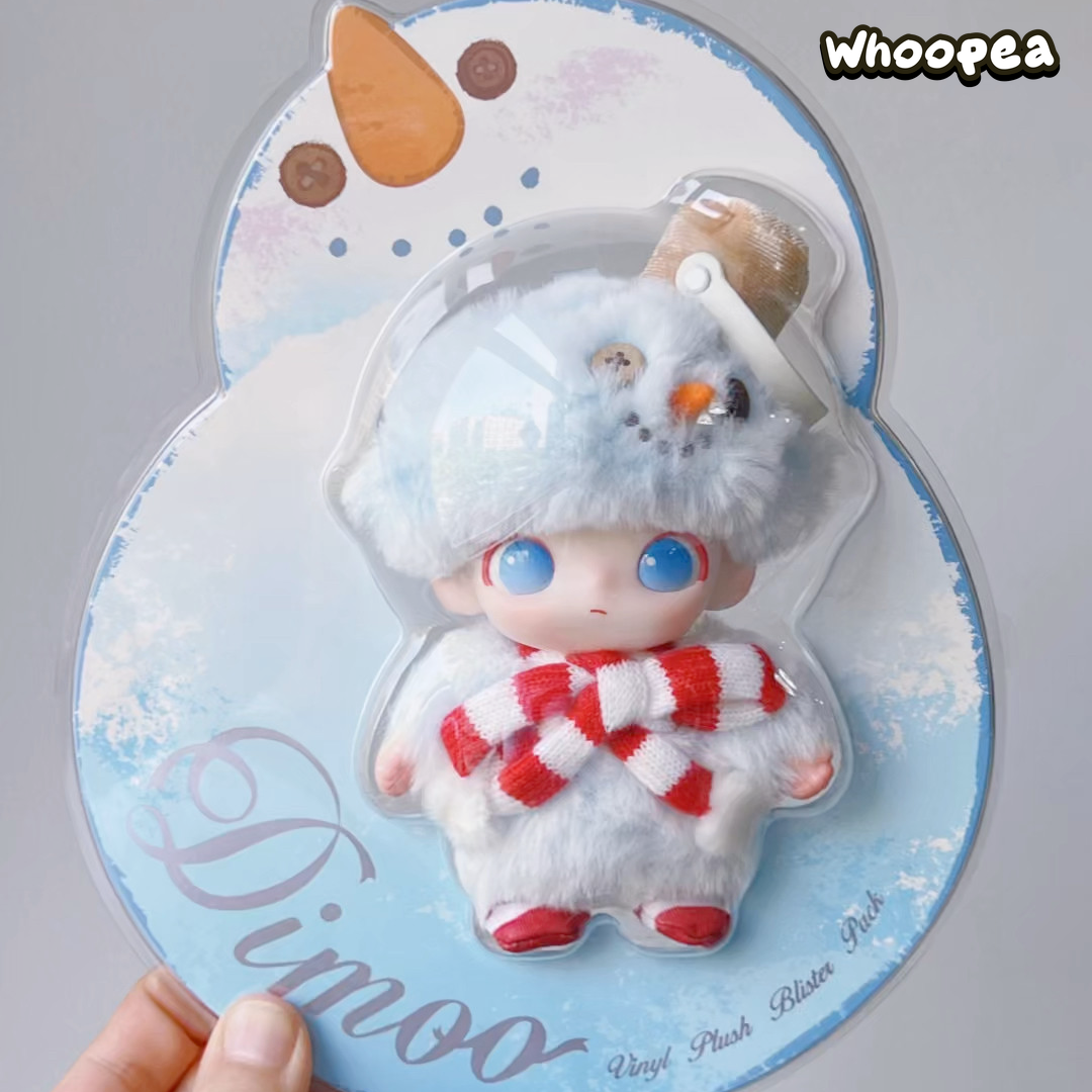 POP MART DIMOO Snowman Series Vinyl Plush Hanging Card - Image 2