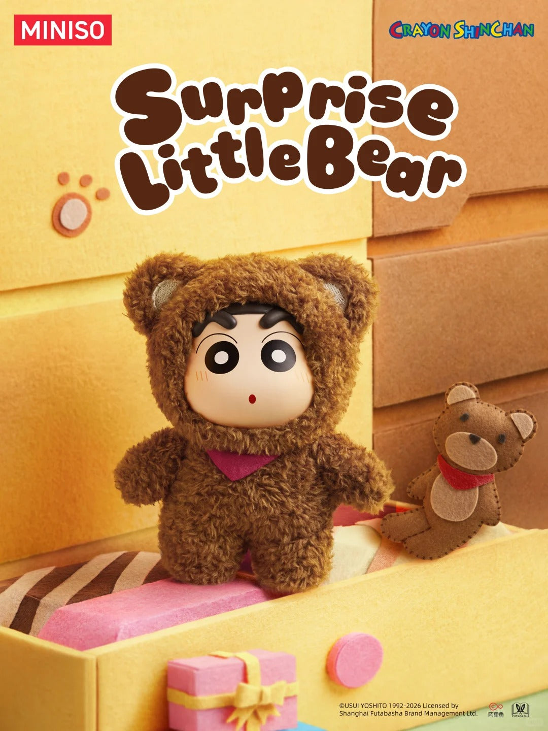 Caryon Shin-chan Surprise Little Bear Series Plush Blind Box - Image 2