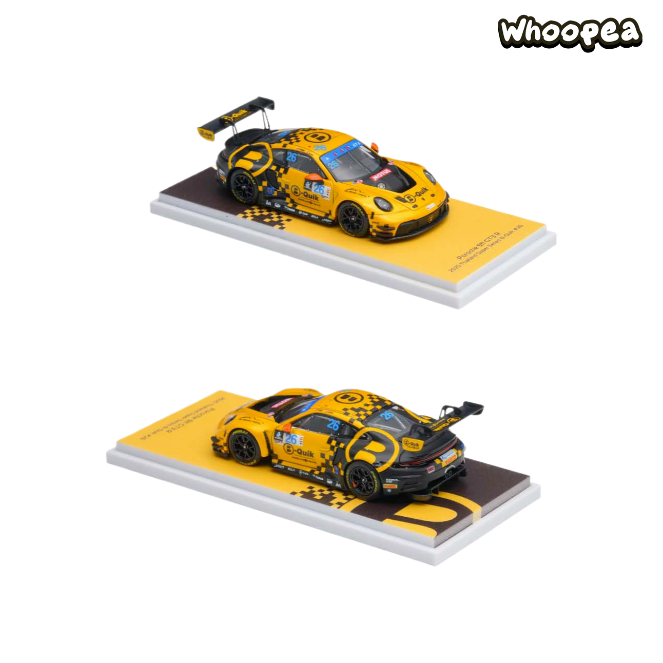 AR Box 1:64 Porsche 911 GT3 R #26 B-Quik Absolute Racing 2025 Thailand Super Series Diecast Model Car - Image 2
