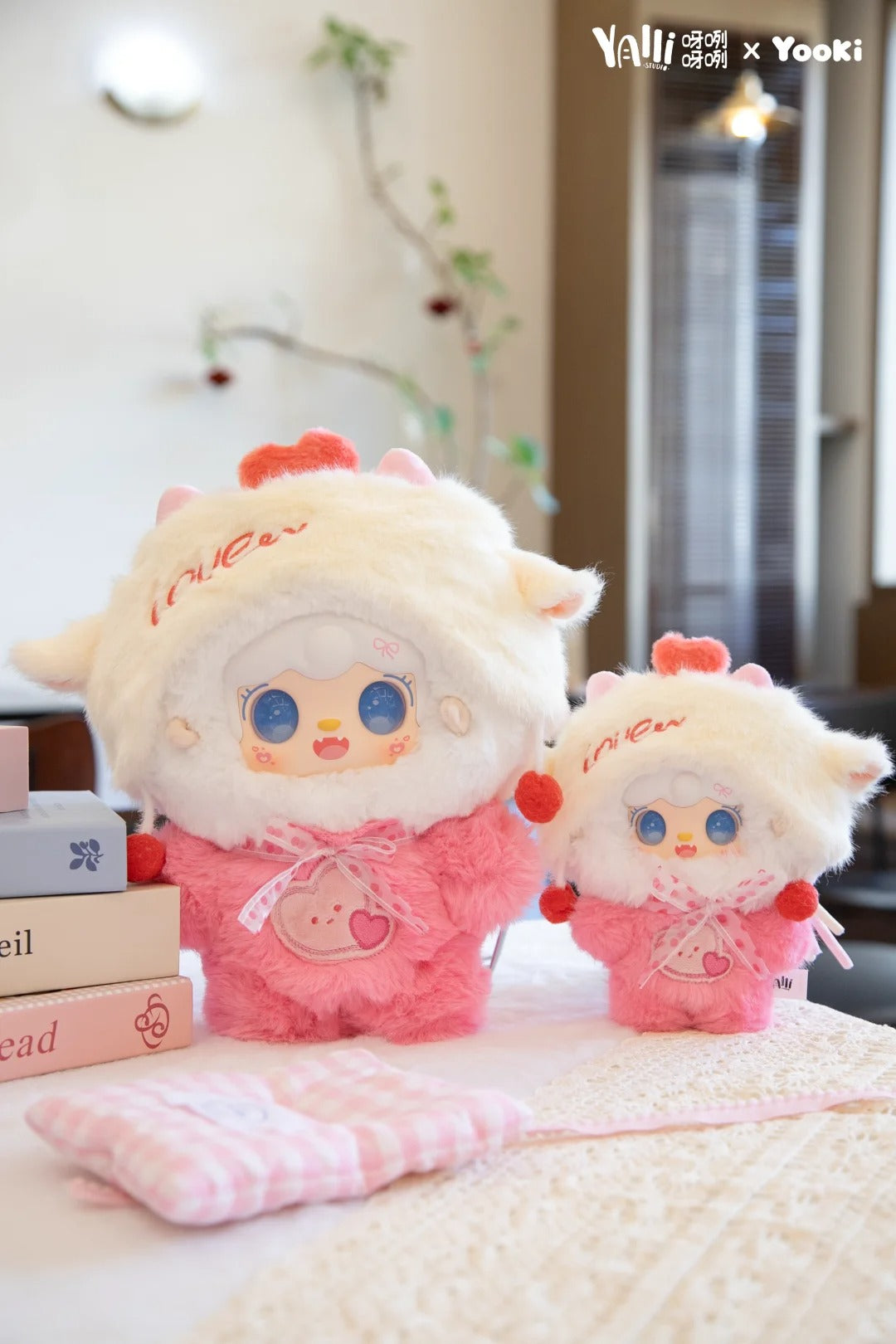 Yooki Heart Signal Series 400% Plush Hanging Card Valentine's Day Limited Edition - Image 5