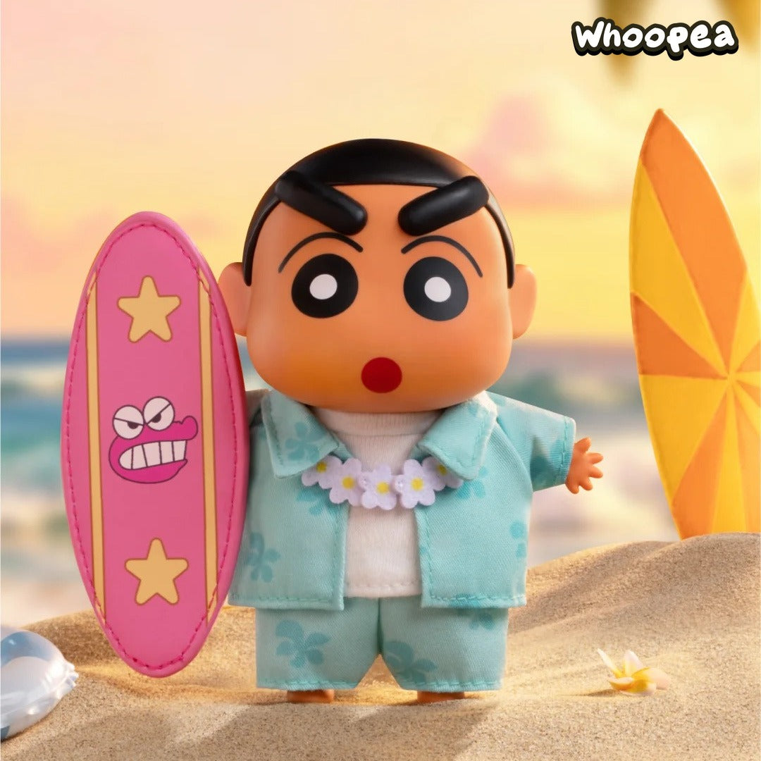 Crayon Shinchan Go To The beach Series Plush Pendant Blind Box
