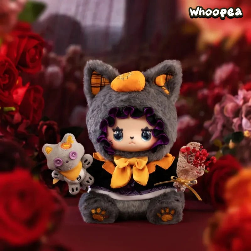 Pleasant Goat and Big Big Wolf x Lucky Emma Limited Edition Grey and Red Collaboration Plush Doll - Image 2