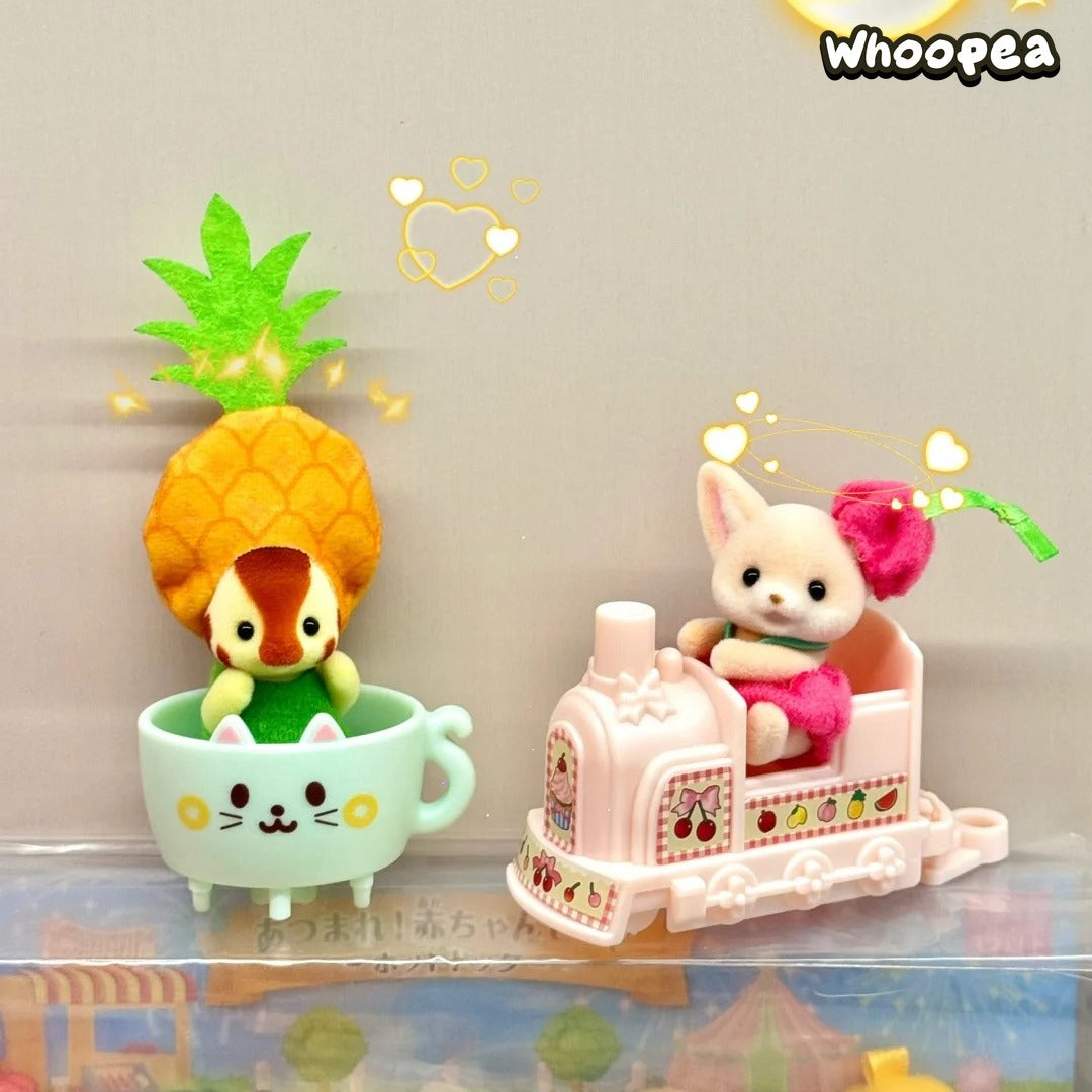 Sylvanian Families Fruity Teacup Train Series Figure Blind Box