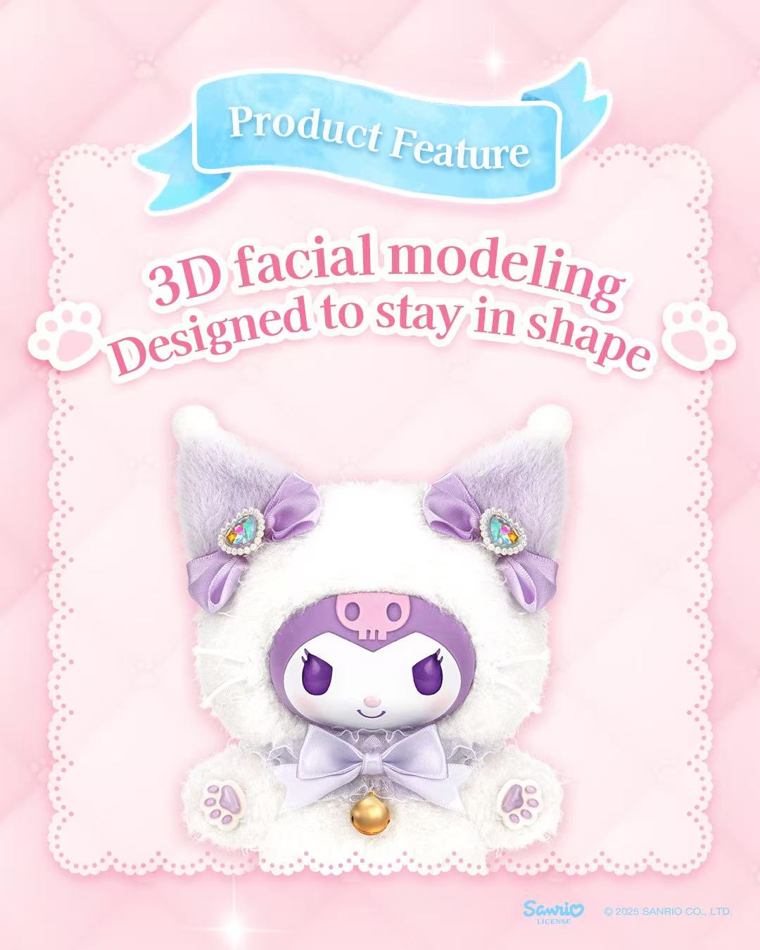 MINISO SANRI0 Characters Shining Meow Group Series Plush Relaxing Toy Blind Box - Image 4