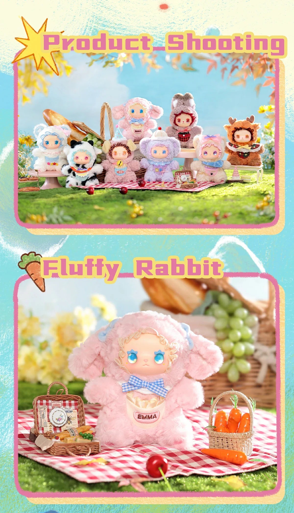 LOVELY EMMA Pocket Zoo Series Plush Dolls, Blind Box - Image 6
