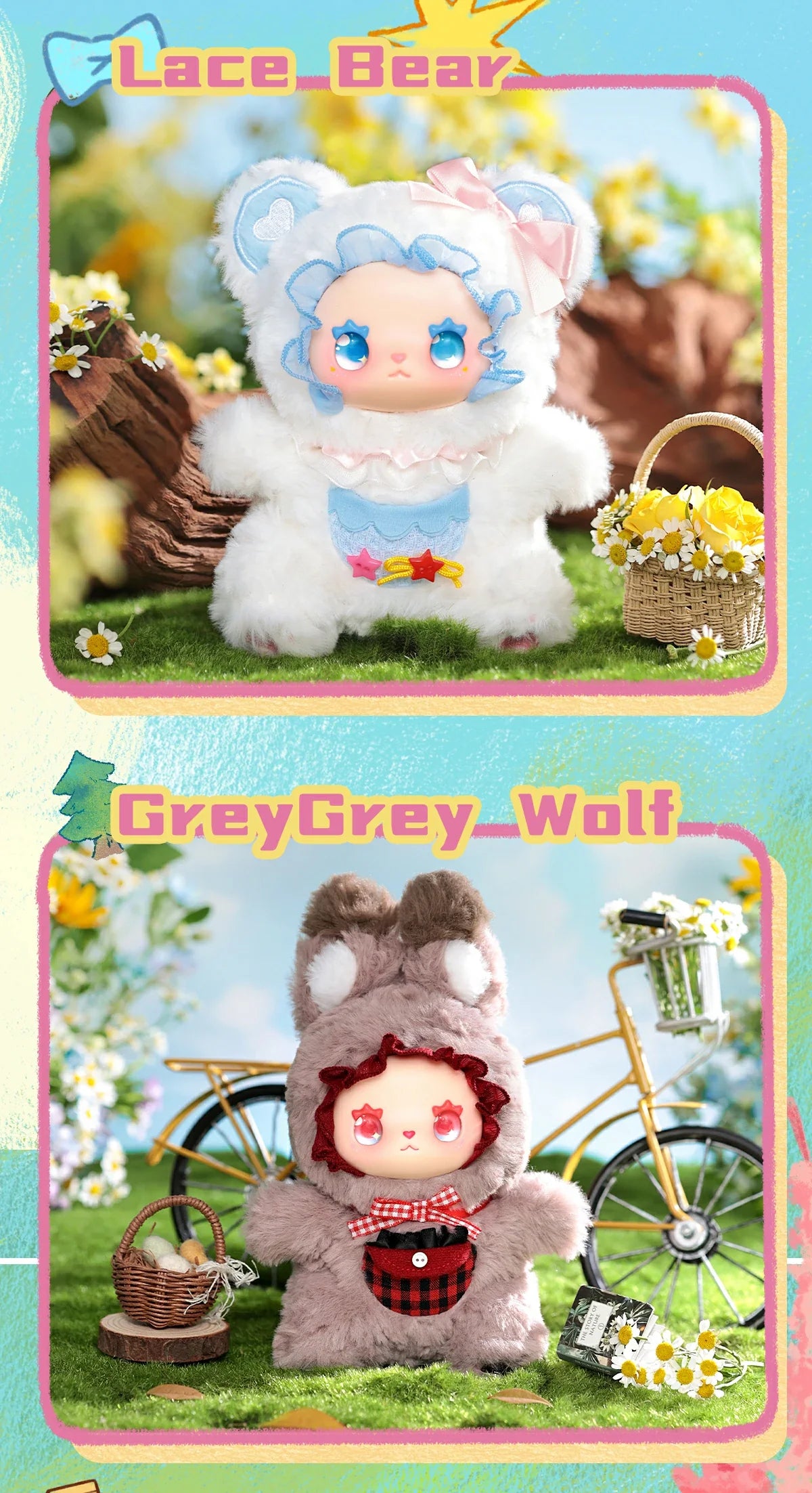 LOVELY EMMA Pocket Zoo Series Plush Dolls, Blind Box - Image 7