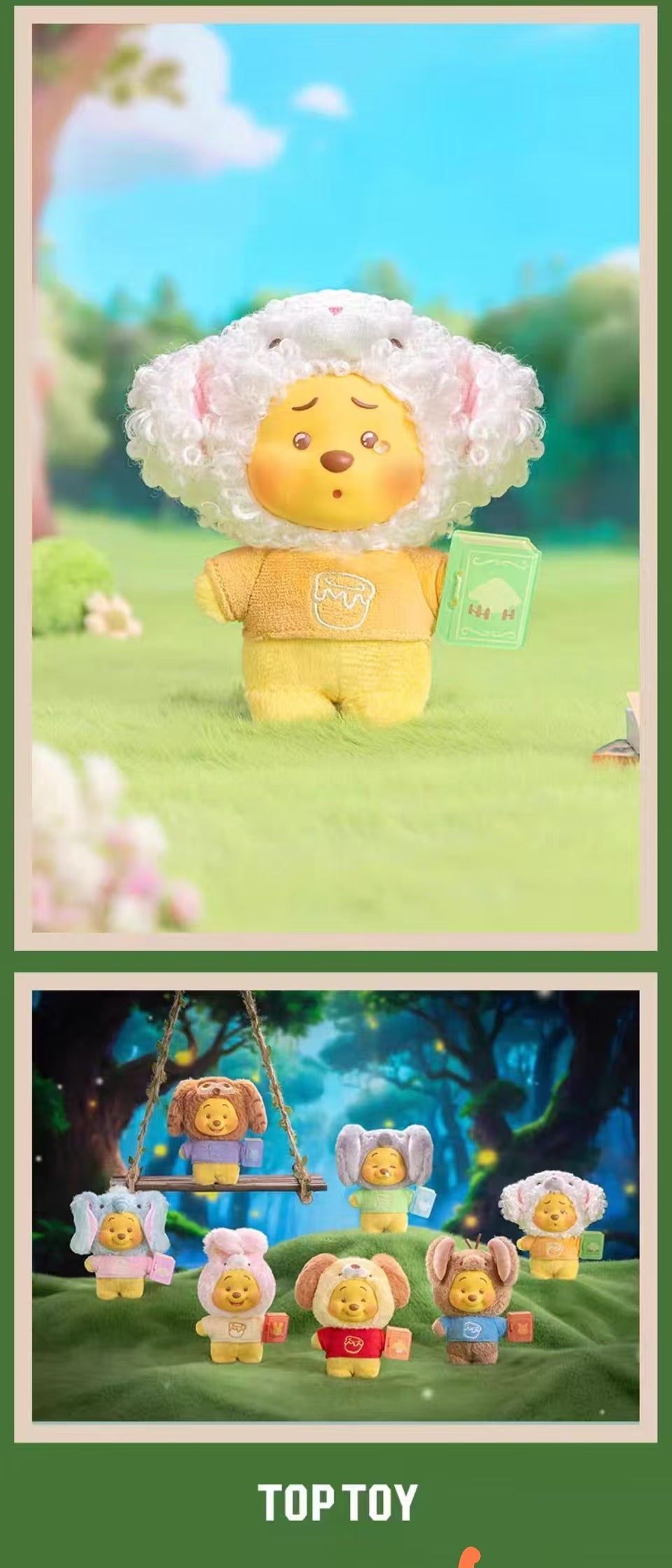 TOPTOY Winne the Pooh Animal Storybook Series Plush, Blind Box - Image 7