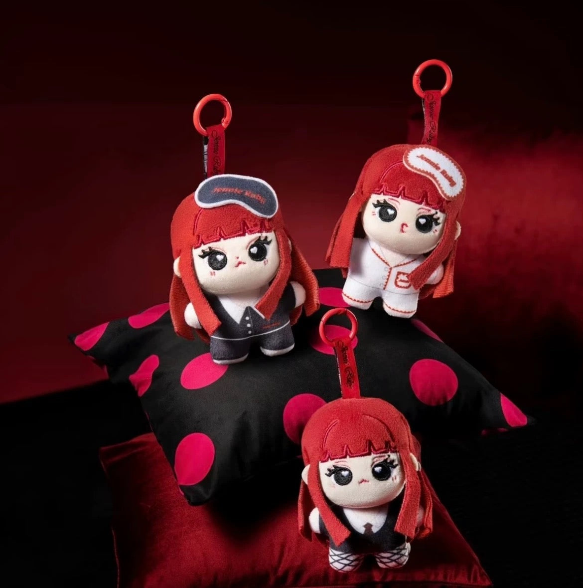Miniso Jennie Ruby Series Plush Pendant - Image 2