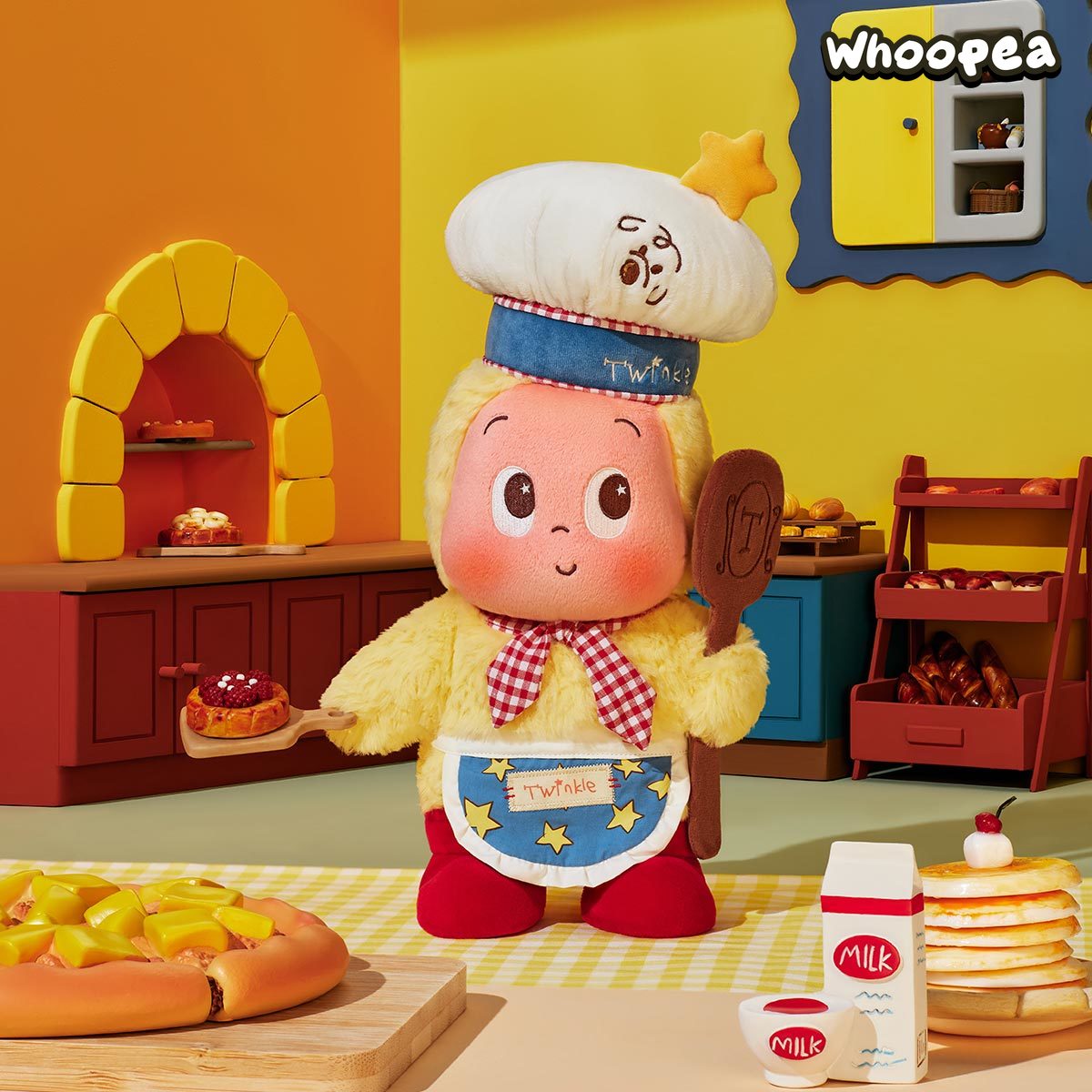 POP MART Twinkle Twinkle MOON GELATO Series-Baker Plush Doll - Image 2