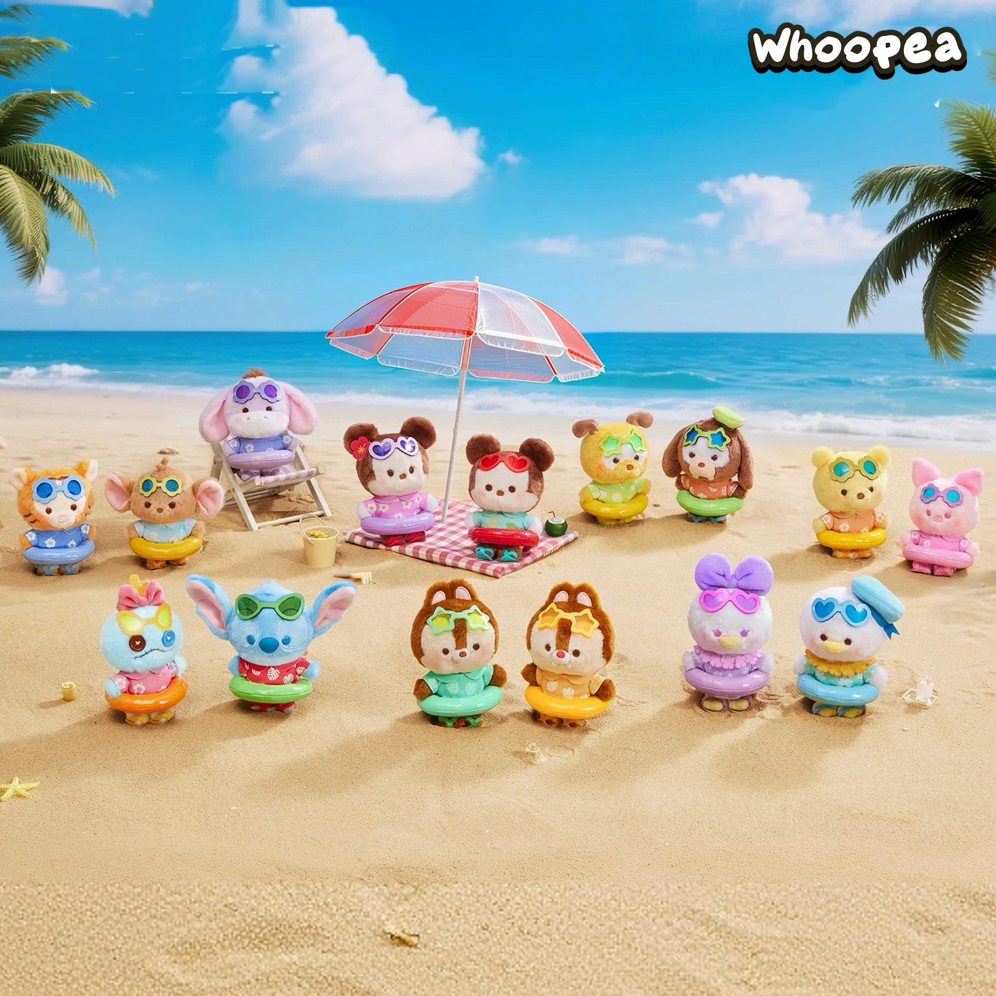 DSN Summer Swim Ring Series Plush Pendant Blind Box