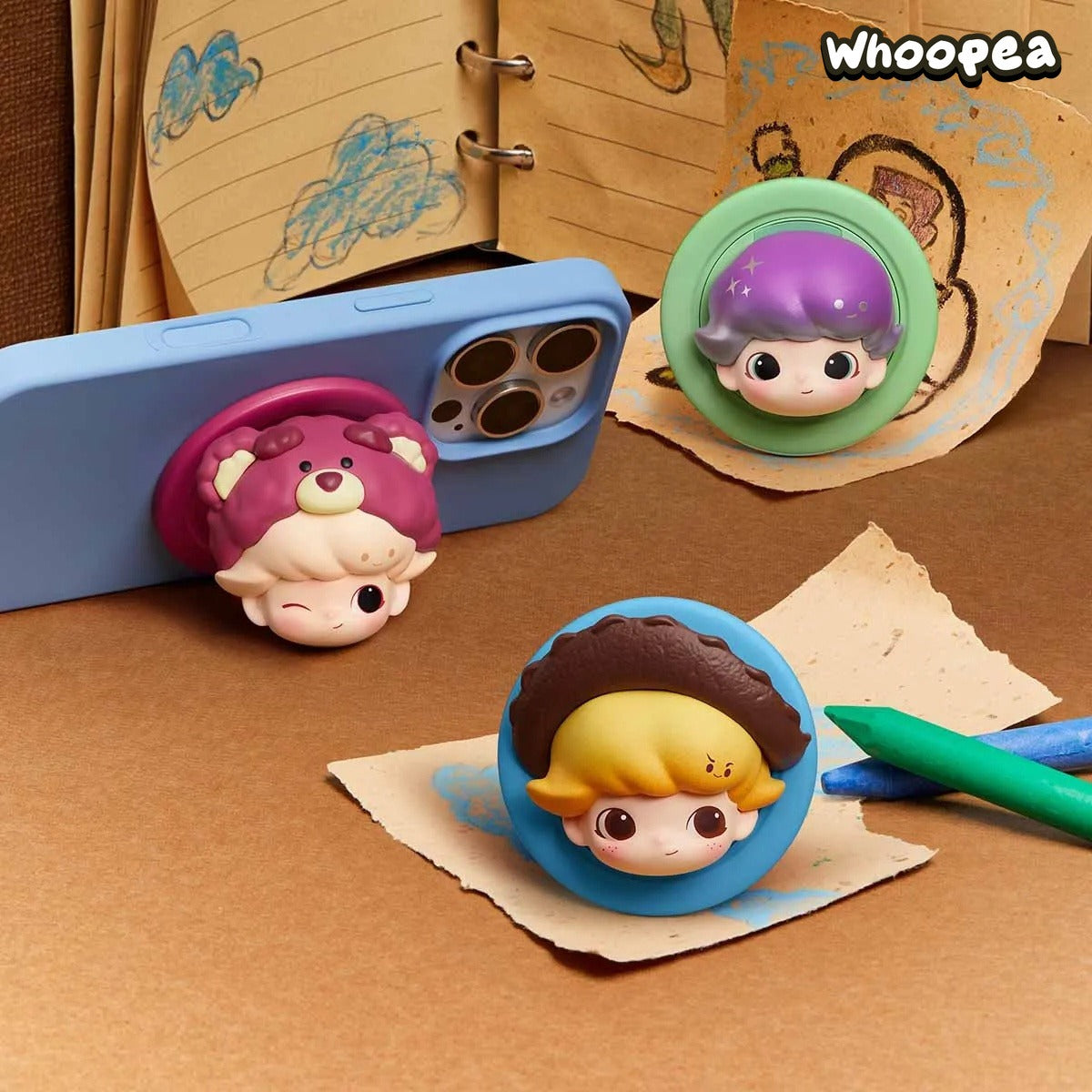 POP MART DIMOO WORLD PIXAR Series Magnetic Phone Holder Blind Box