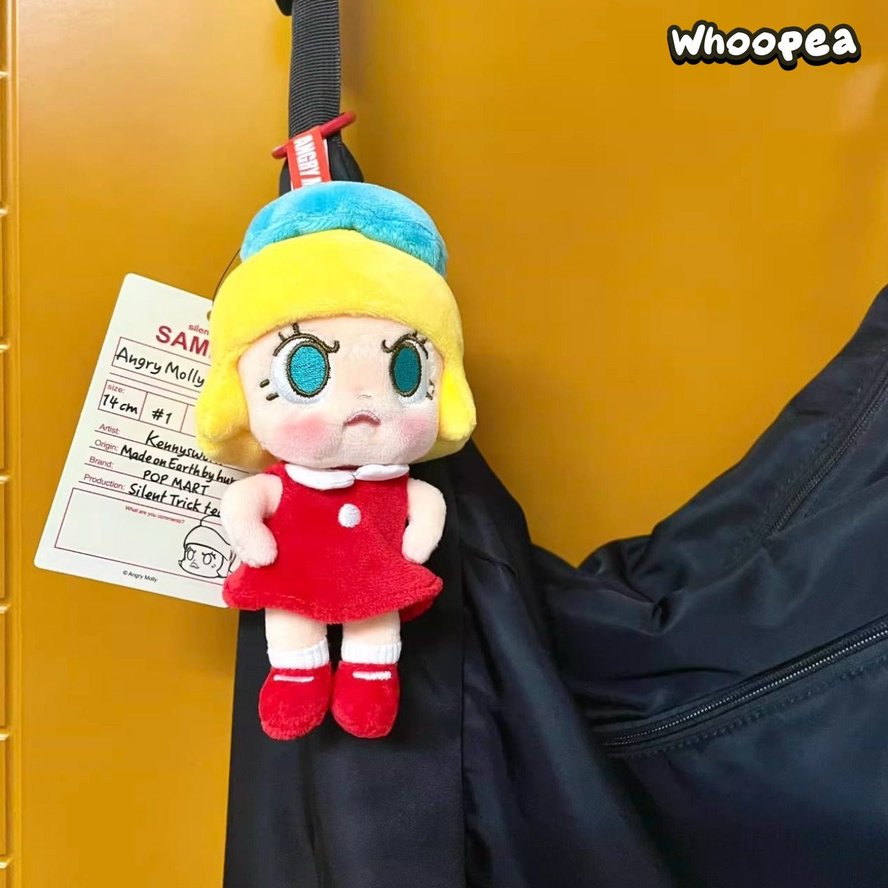 POPMART Angry MOLLY 2025 PTS Exhibition Limited Edition Vinyl Plush Pendant - Image 2