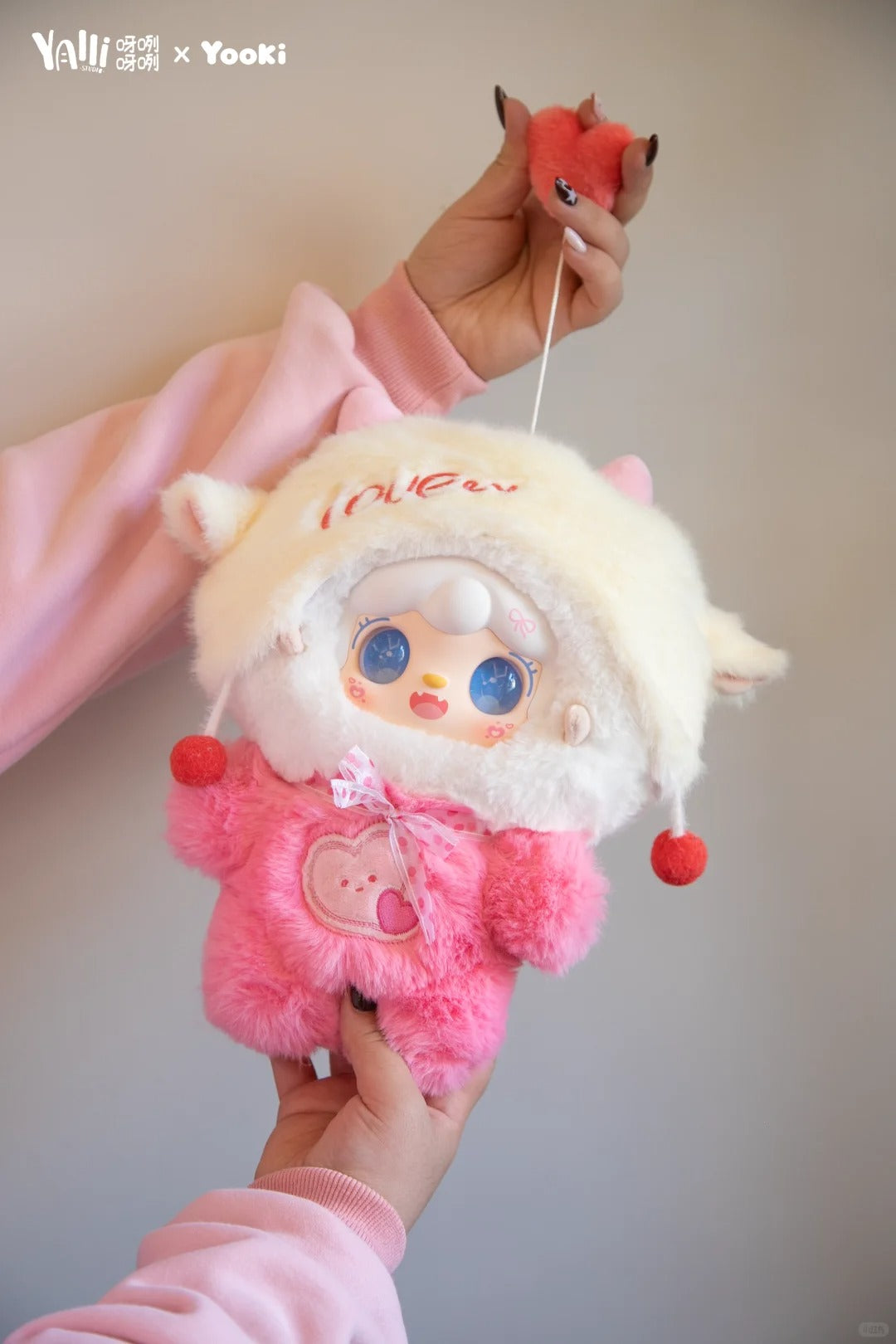 Yooki Heart Signal Series 400% Plush Hanging Card Valentine's Day Limited Edition - Image 6