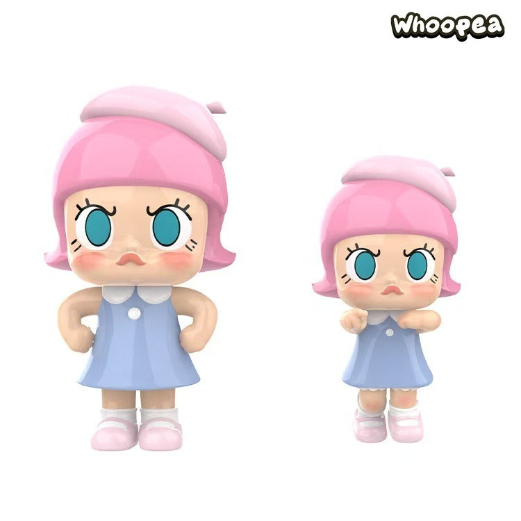 POP MART MOLLY 20th Anniversary Angry Molly Single Record Set "Re" Series Figure Hanging Card - Image 2