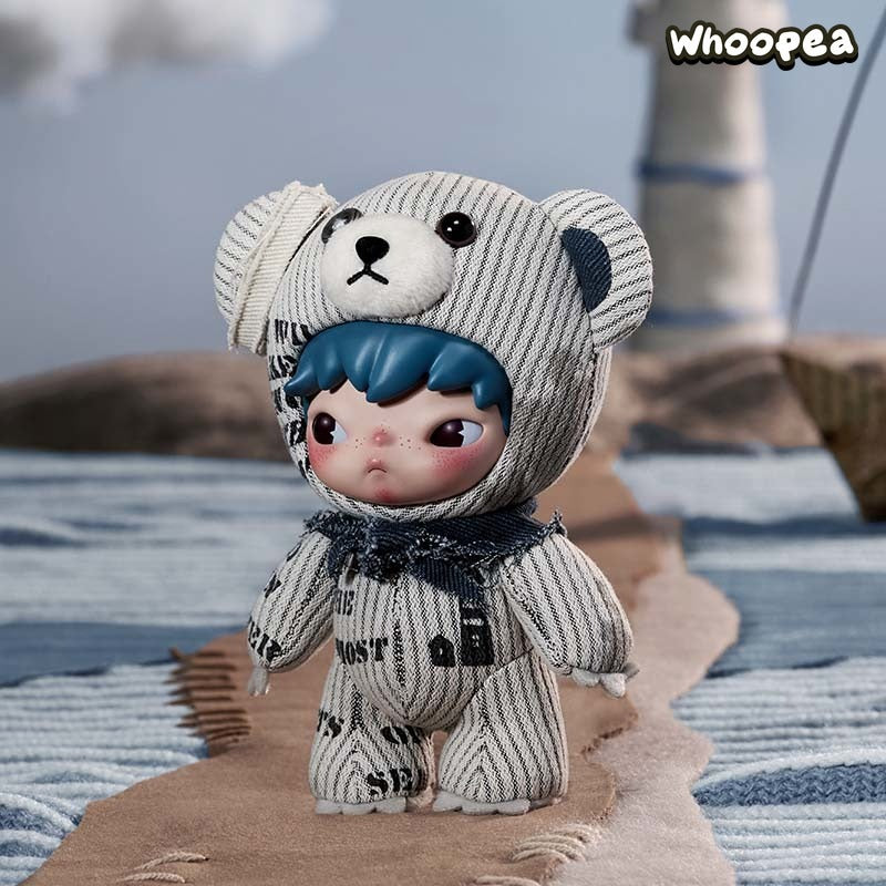 POP MART Hirono Freedom Island Series Plush Doll Hanging Card, UK Exclusive - Image 3