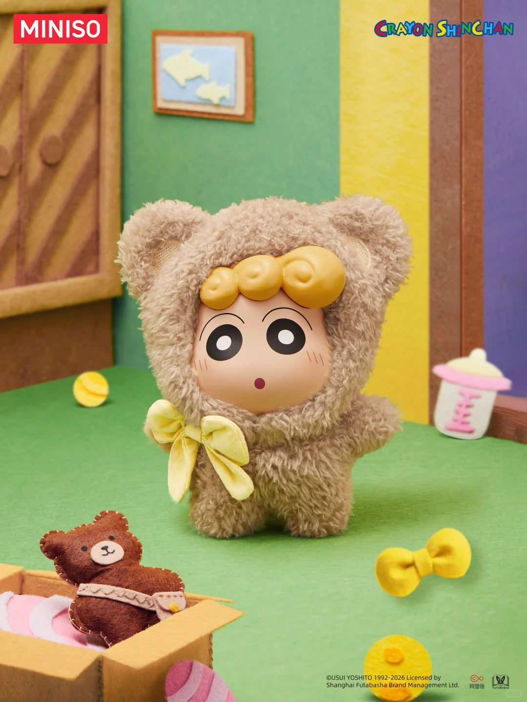 Caryon Shin-chan Surprise Little Bear Series Plush Blind Box - Image 3