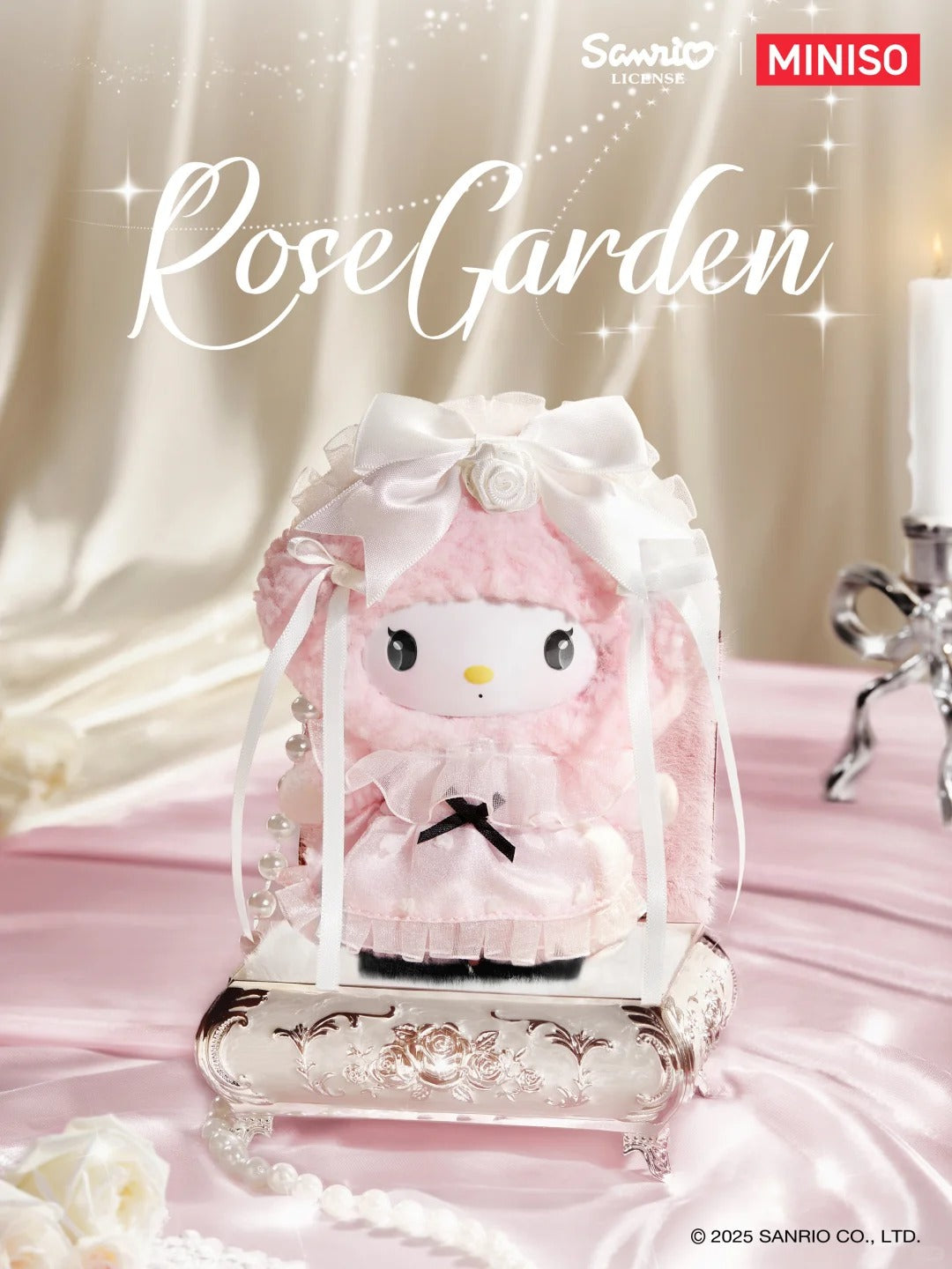 SANRl0 Characters Dream Rose Garden Series Vinyl Plush Blind Box - Image 3