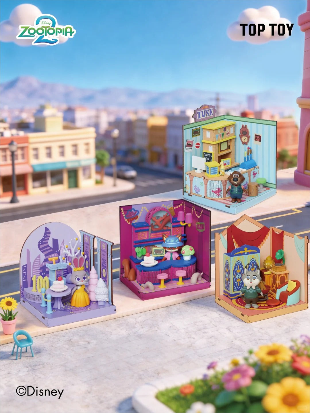 DSN Zootopia 2 Rebuilding DIY Buildable Scene Series Figure Blind Box - Image 7