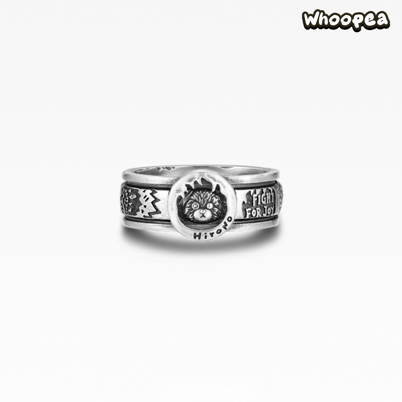 POPOP Jewelry HIRONO Fight for Joy Series Challenge Letter Ring