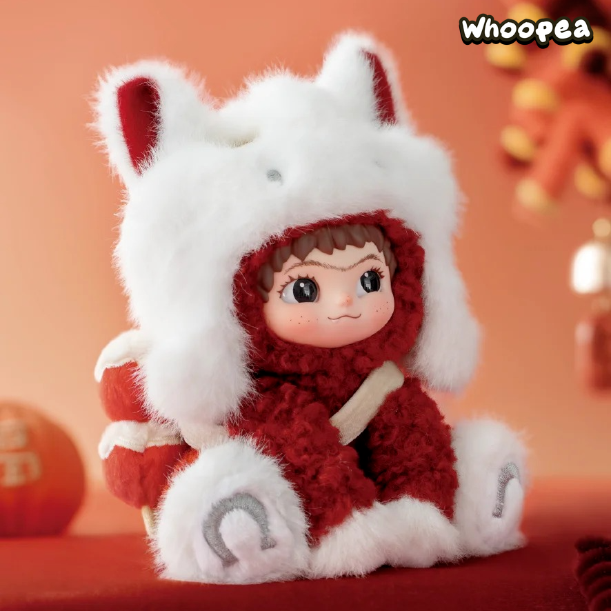 WAKUKU Snowy Lucky Hooves Series Plush New Year Limited Edition Hanging Card - Image 2