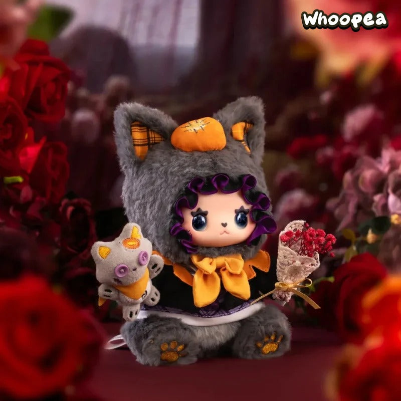 Pleasant Goat and Big Big Wolf x Lucky Emma Limited Edition Grey and Red Collaboration Plush Doll - Image 3