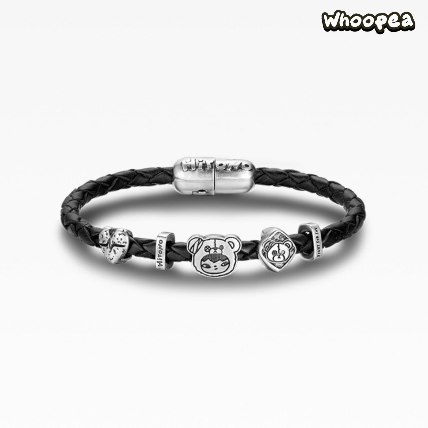 POPOP Jewelry HIRONO Fight for Joy Series Fly Against the Wind Leather Bracelet