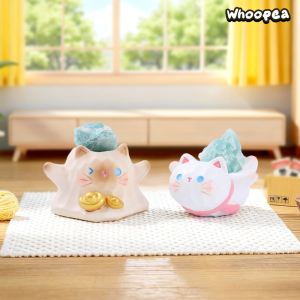 Meow And Meow Series Energy Crystal Mini Bean Blind Box