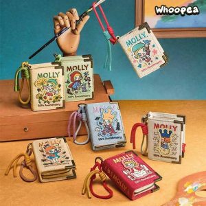 POP MART MOLLY 20th Anniversary Scenery Along the Way Series Retro Book Mini Bag Blind Box