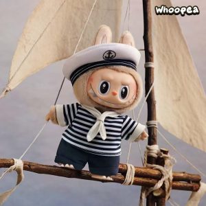 POP MART The Monsters De Vliegende LABUBU Series Sailor Vinyl Plush Hanging Card, POP LAND Exclusive