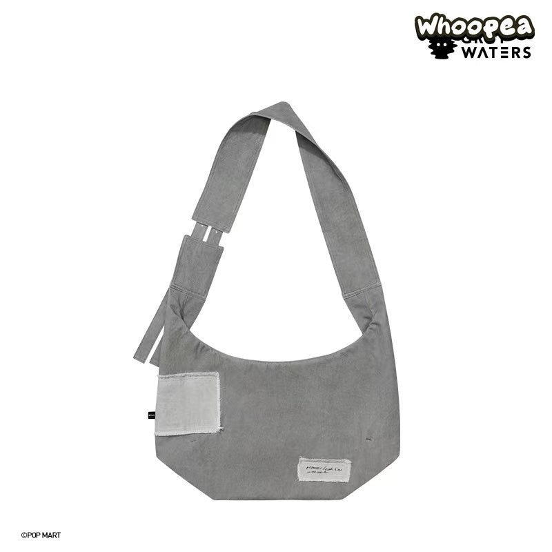 POP MART Hirono Leah Dou Airborne Messenger Patchwork Bag - Image 5