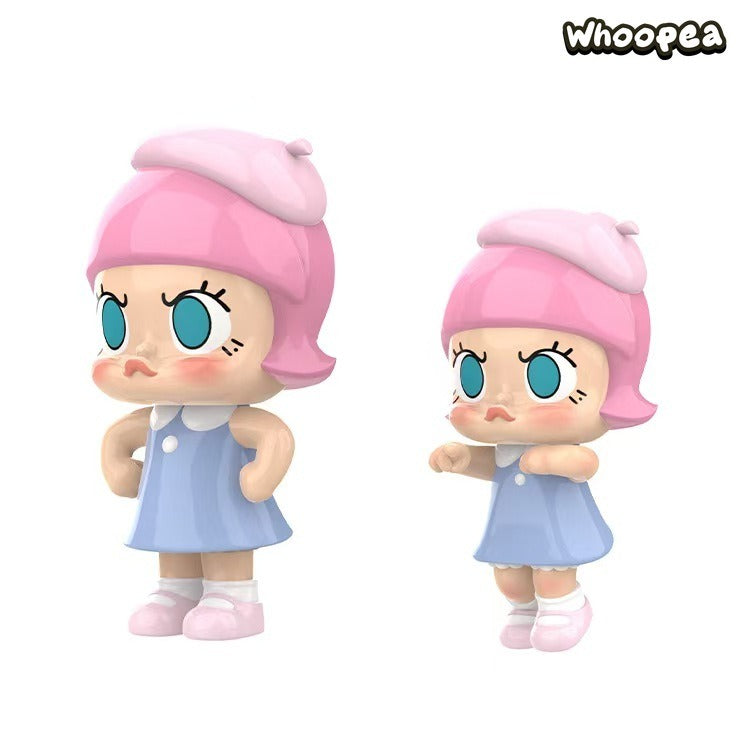 POP MART MOLLY 20th Anniversary Angry Molly Single Record Set "Re" Series Figure Hanging Card - Image 3