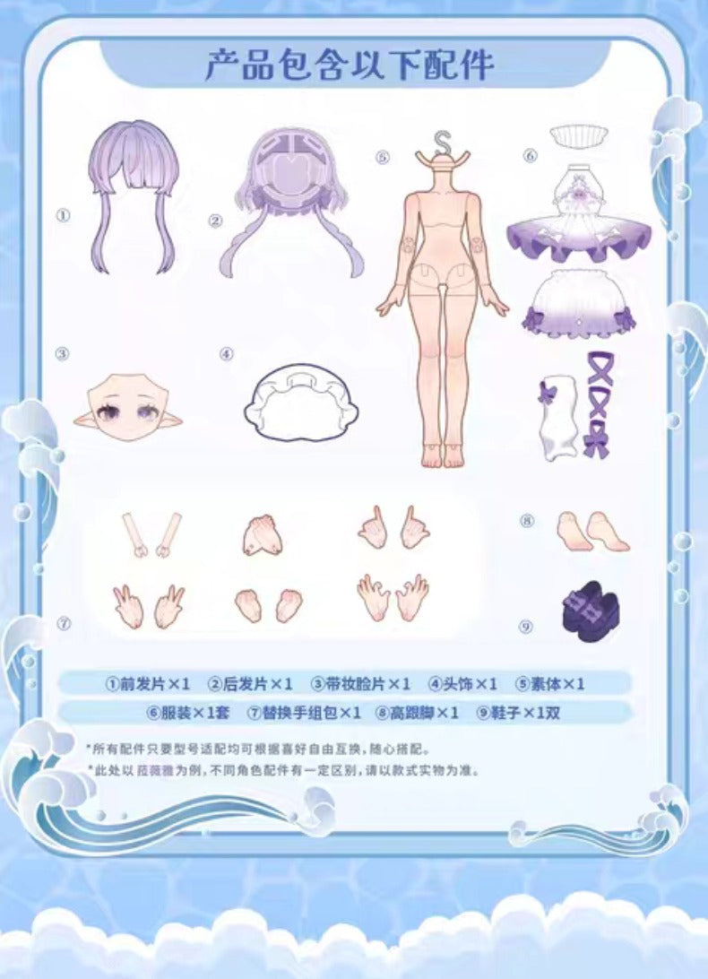 Minty Ocean Gem Series 1/8 Action Figure BJD Blind Box - Image 4