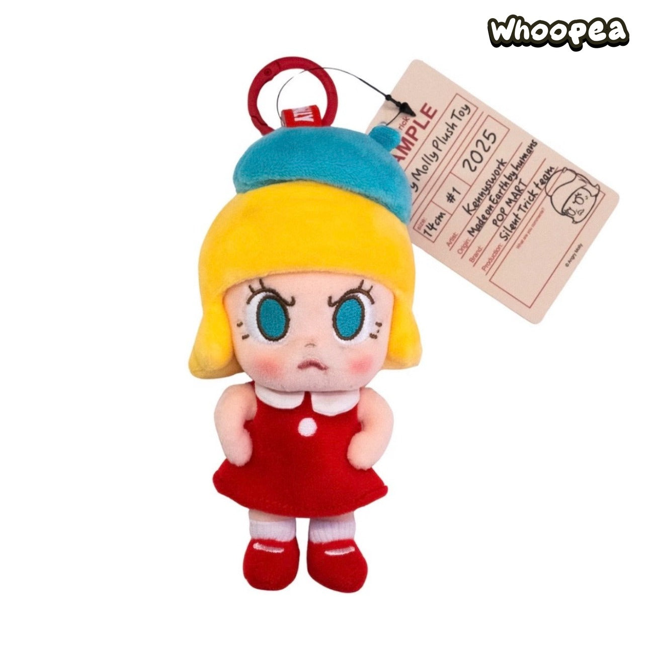 POPMART Angry MOLLY 2025 PTS Exhibition Limited Edition Vinyl Plush Pendant - Image 3